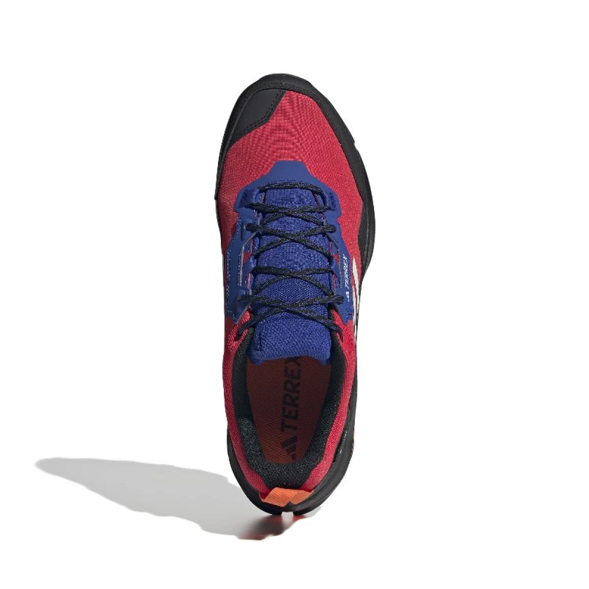 Pánska nízka turistická obuv ADIDAS Terrex AX4 GTX M pure ruby grey one semi lucid blue · záber 2