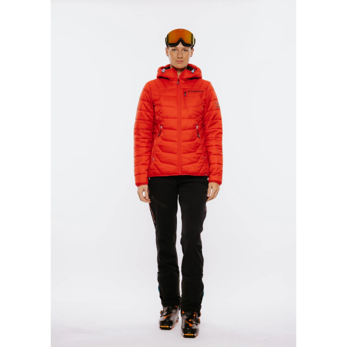Dámska bunda na skialp EVERETT Insulata Primaloft jckt W red · záber 5