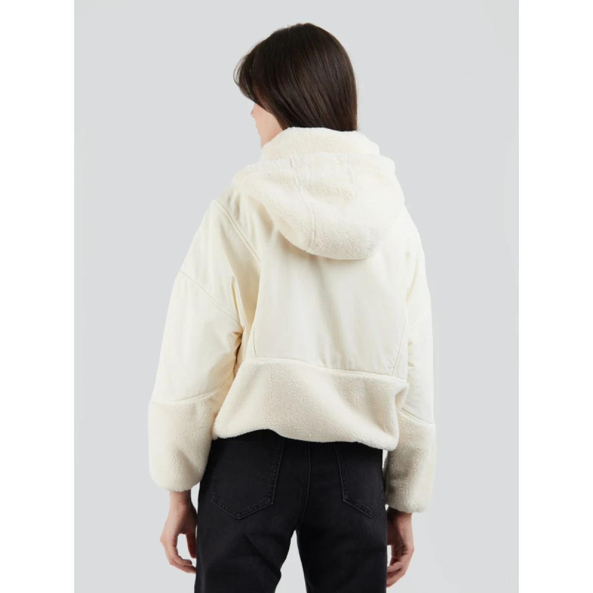 Dámska mikina so zipsom FUNDANGO Sansa Hybrid Jacket-150-butter · záber 3