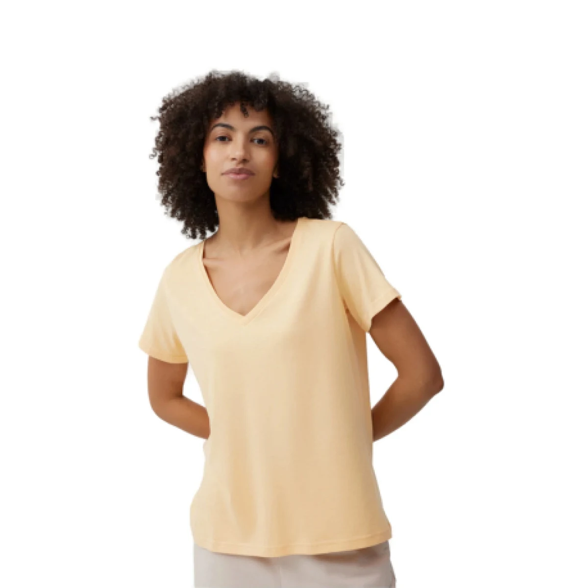 Dámske tričko s krátkym rukávom 4F TSHIRT F342-73S-LIGHT LEMON · záber 1