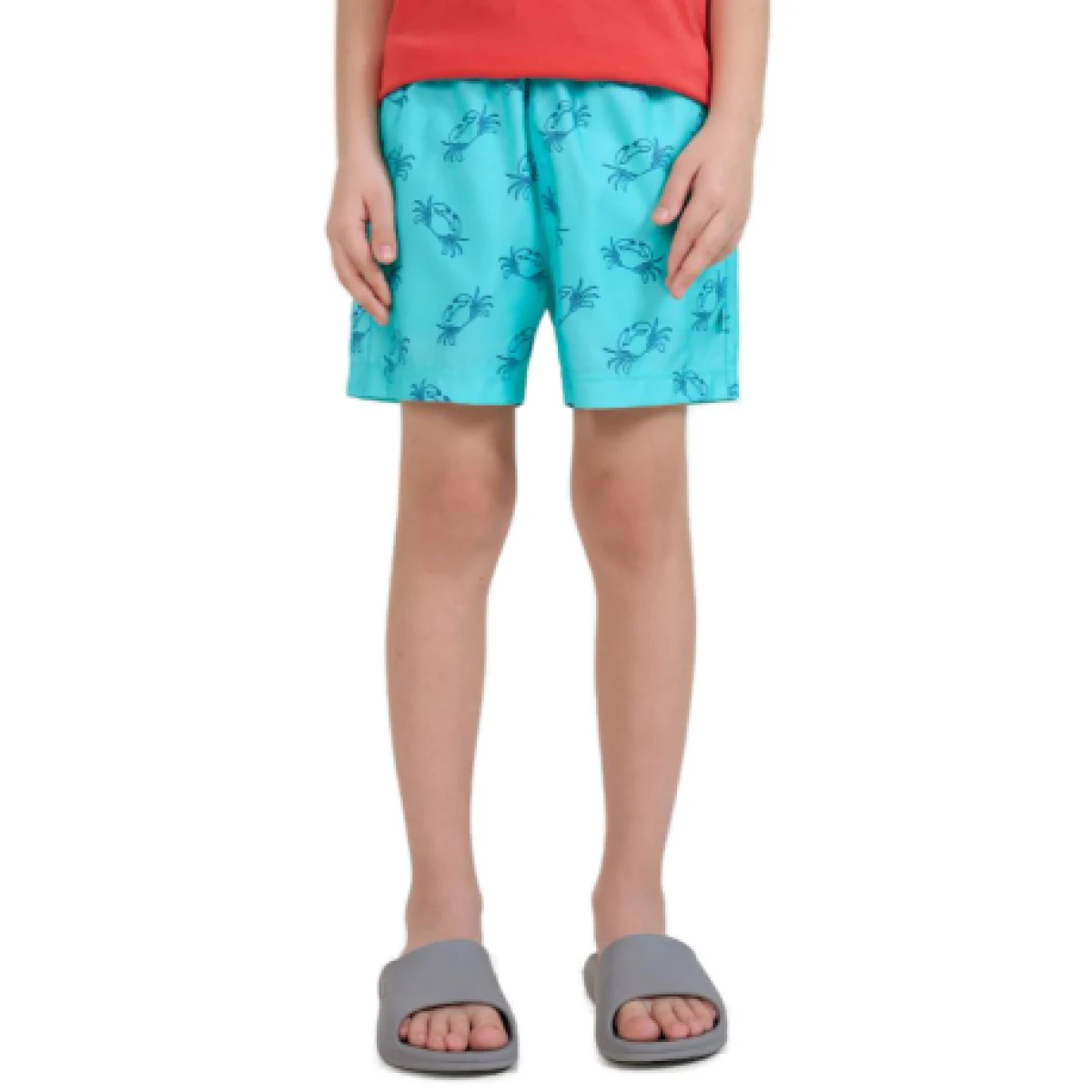 Chlapčenské plavky 4F JUNIOR BOARD SHORTS M121-47A-MINT ALLOVER · záber 1