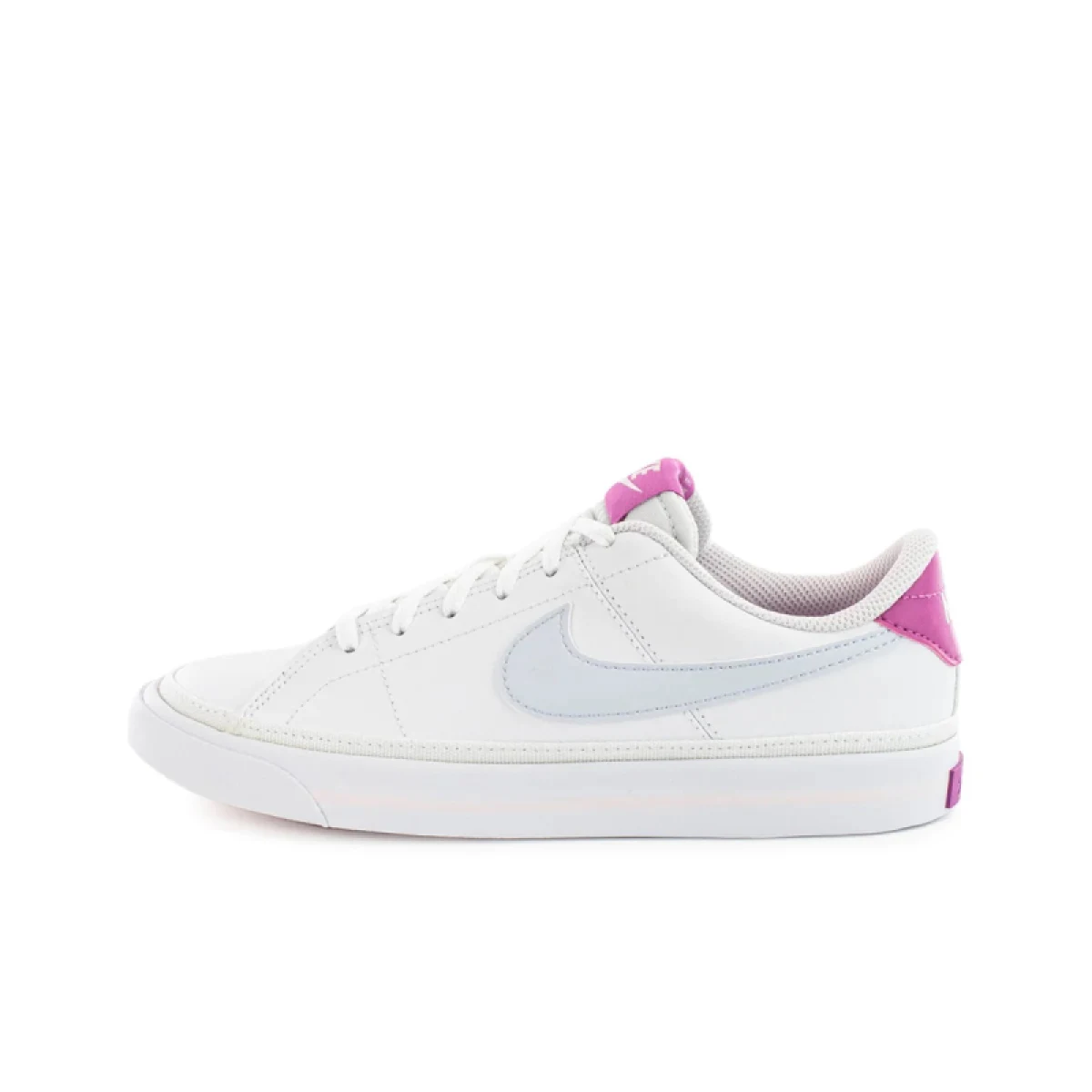 Dievčenská vychádzková obuv NIKE Court Legacy white gfootball grey cosmic fuchsia · záber 3