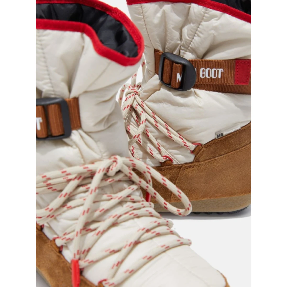 Dámske vysoké zimné topánky MOON BOOT LOOP SUEDE, 001 cognac sand red · záber 5
