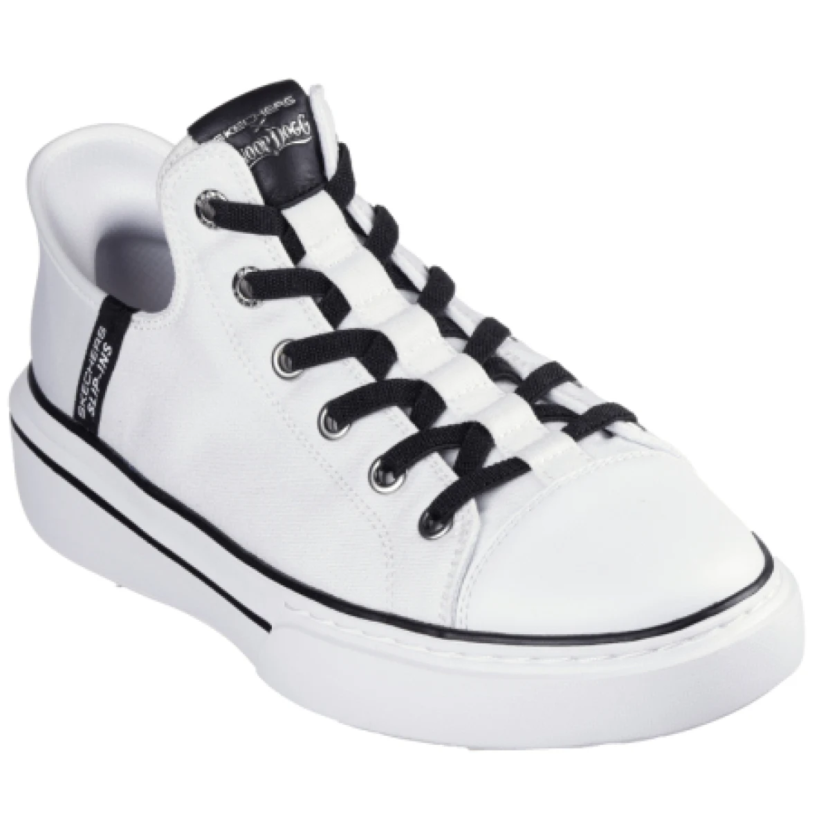 Pánska rekreačná obuv SKECHERS Snoop Dogg Boss Life Slip-Ins M white black · záber 1