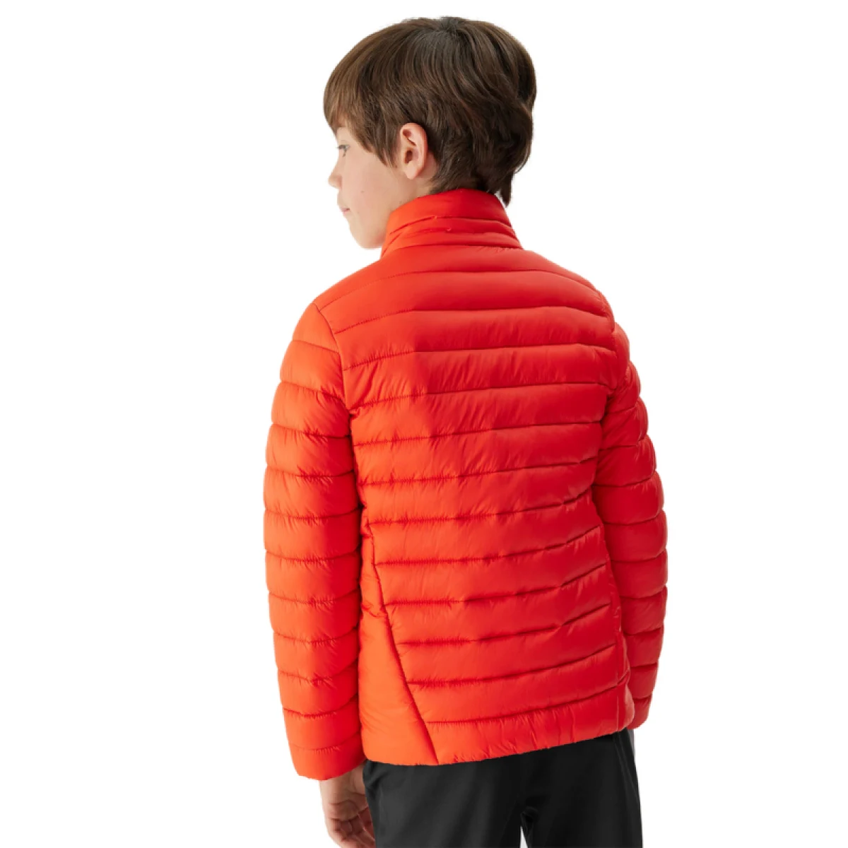 Chlapčenská bunda 4F JUNIOR DOWN JACKET-JAW23TDJAM220-70S-ORANGE · záber 3