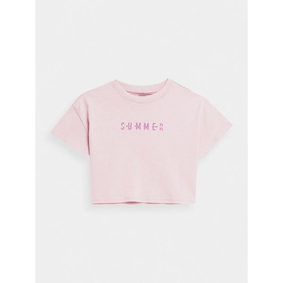 Dievčenské tričko s krátkym rukávom 4F JUNIOR TSHIRT F393-56S-LIGHT PINK · záber 2