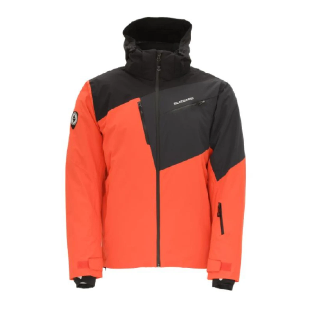 Pánska lyžiarska bunda s kapucňou BLIZZARD Ski Jacket Leogang, red black · záber 1