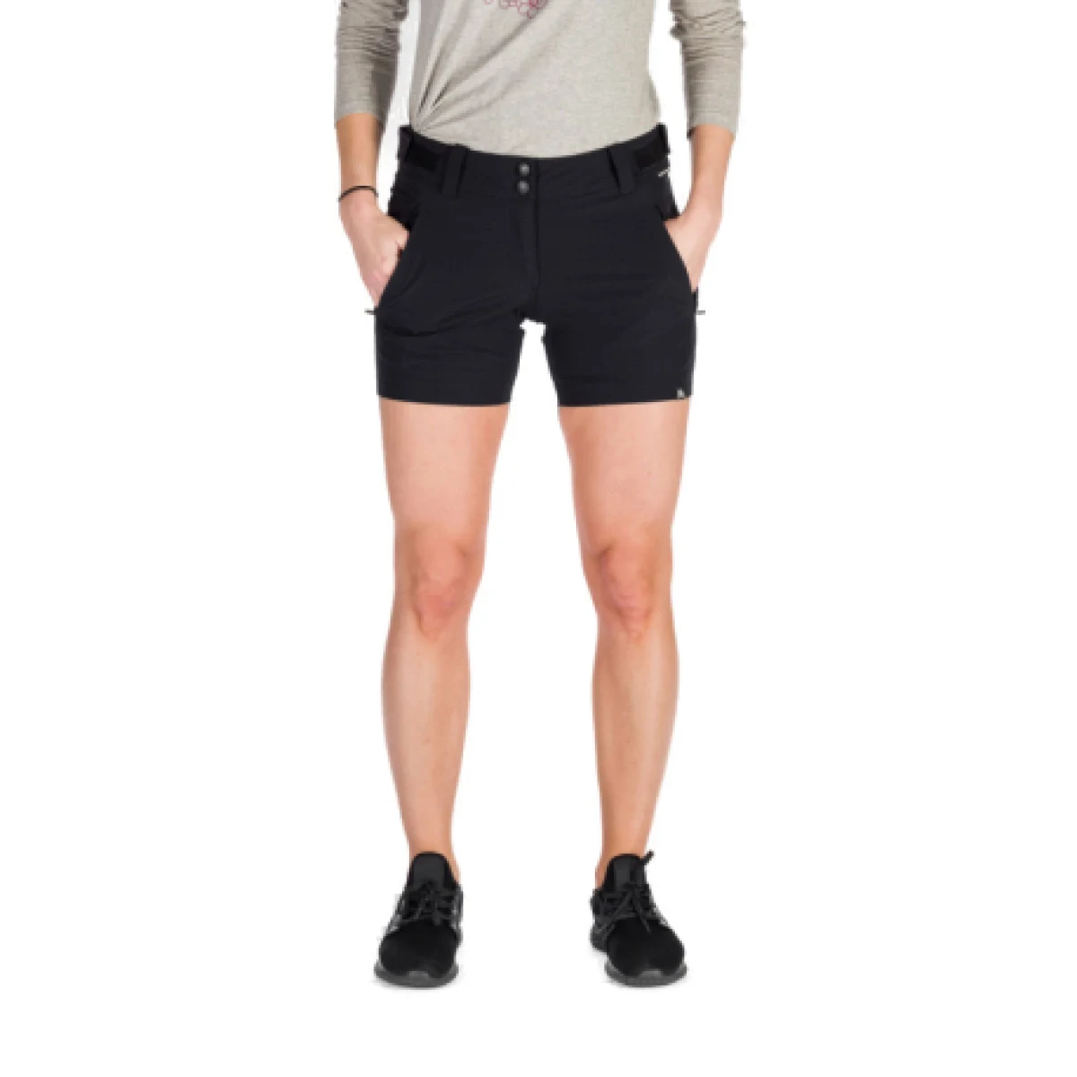 Dámske turistické kraťasy NORTHFINDER LOIS-269-black · záber 1