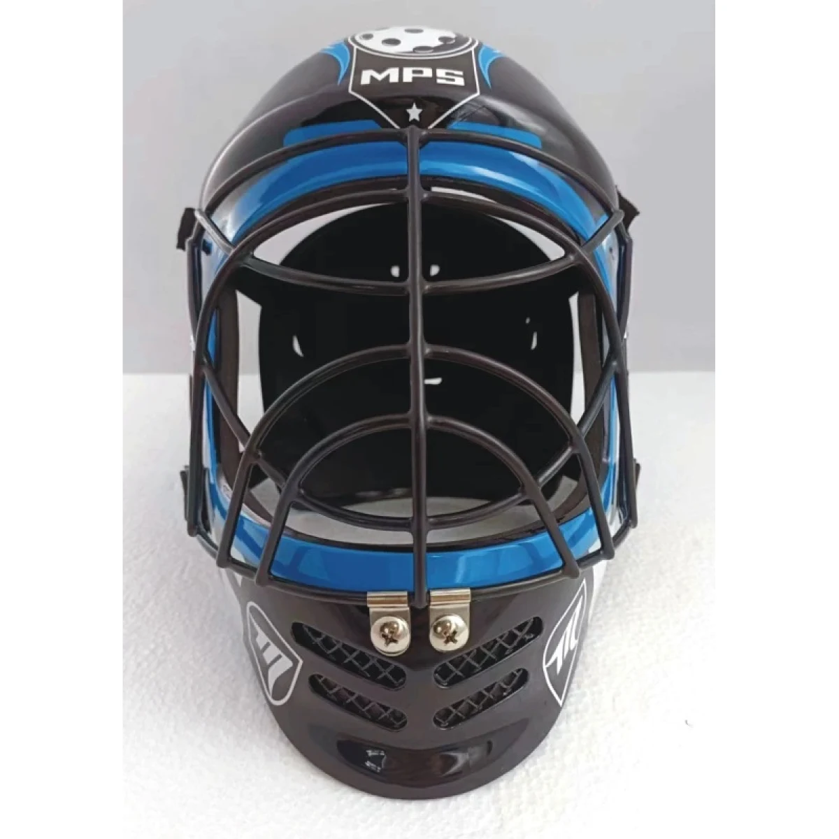 Florbalová maska MPS PRO FLAME - Black Blue · záber 4