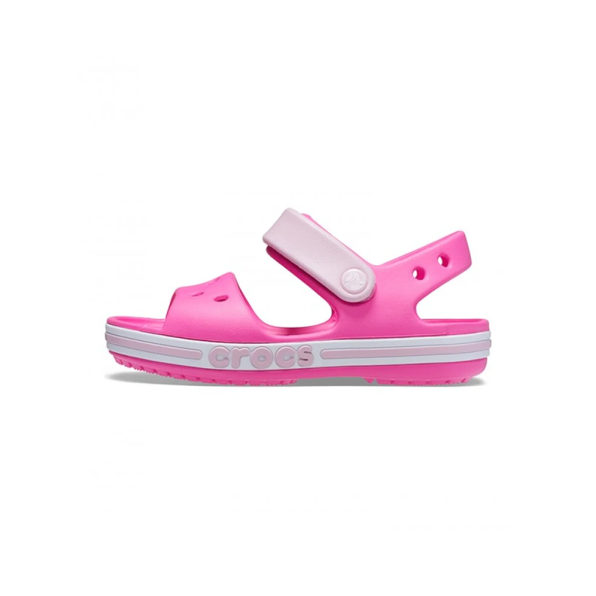 Dievčenské sandále CROCS Bayaband Sandal K electric pink · záber 3