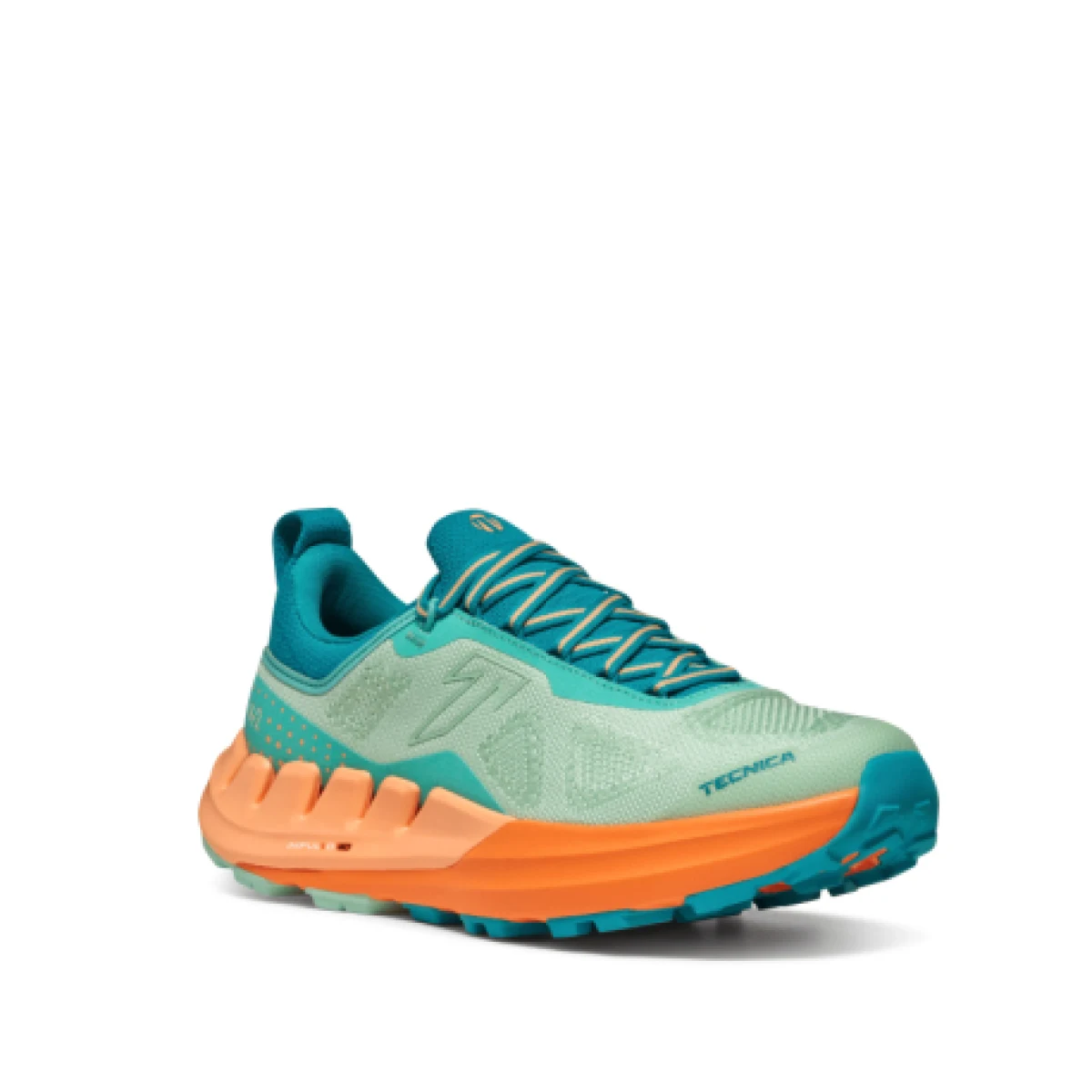 Dámska bežecká trailová obuv TECNICA Pyrox Xplore Ws, orange aqua green · záber 1