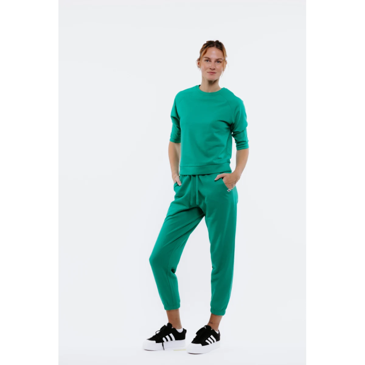 Dámska mikina AUTHORITY S-LINA W green · záber 5