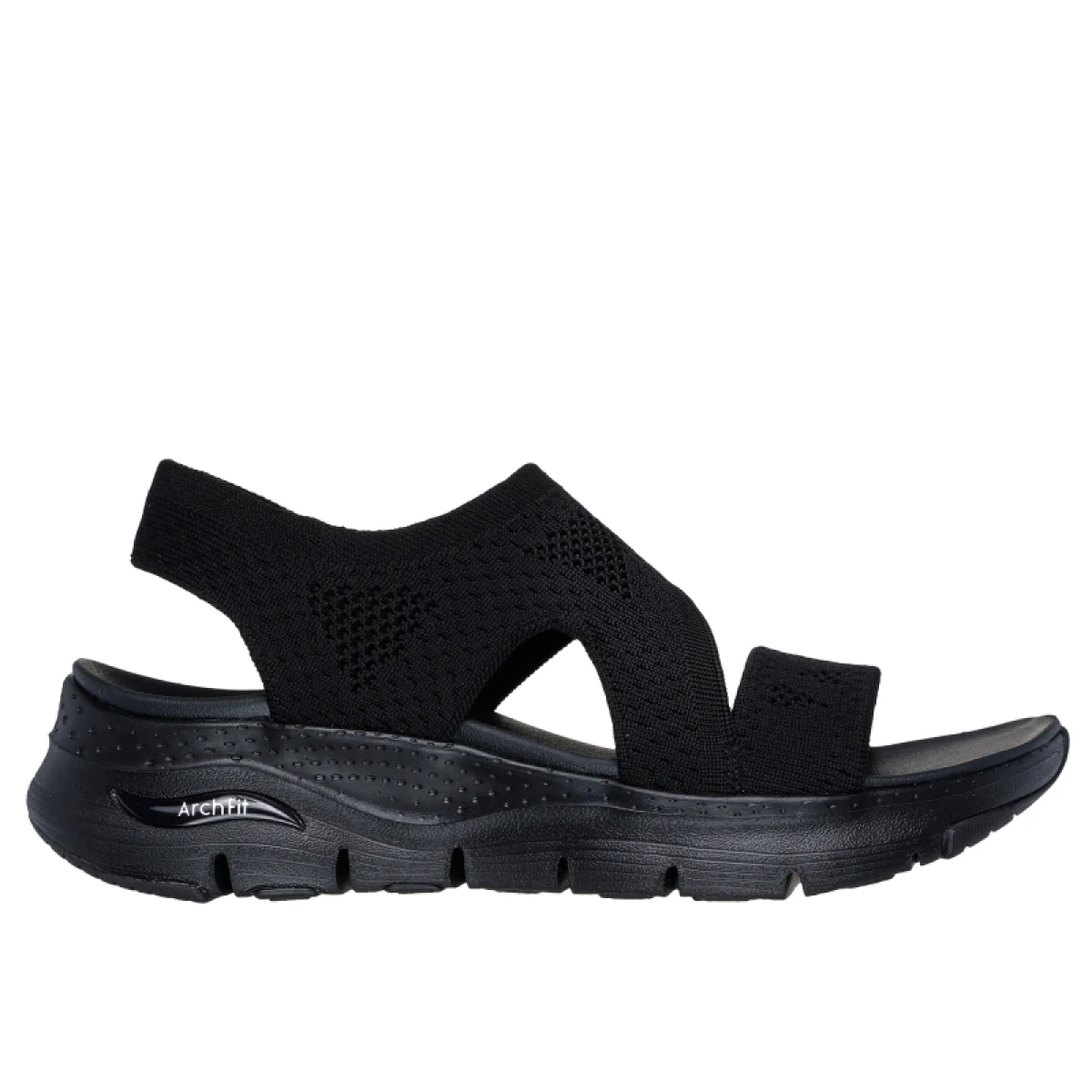 Dámske sandále SKECHERS Arch Fit Brightest Day W black · záber 2