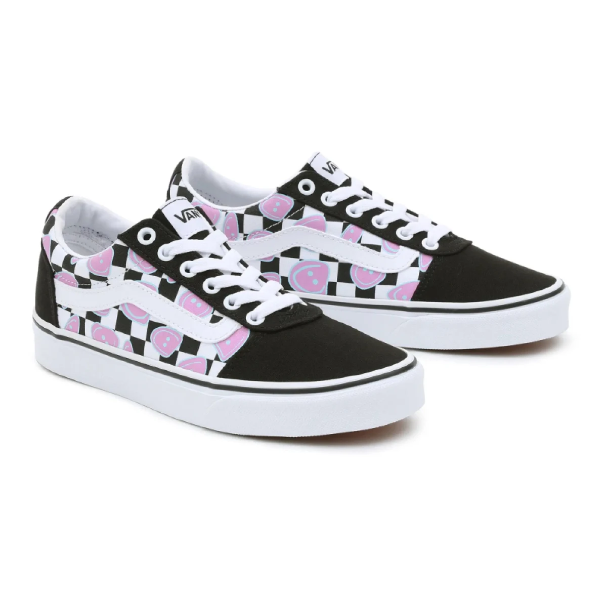 Dámska rekreačná obuv VANS Ward (Happy Checkboard) multi white · záber 3