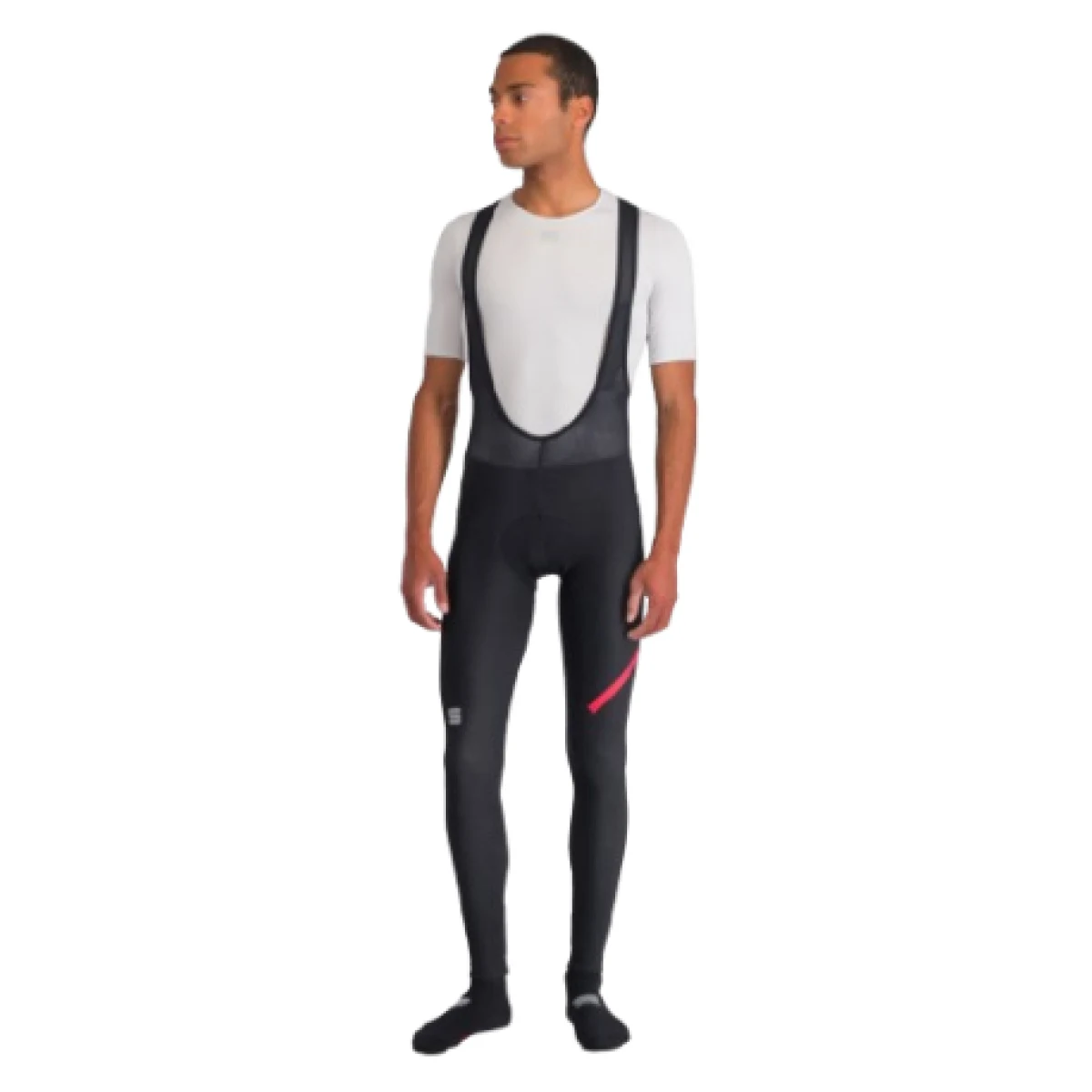 Pánske cyklistické nohavice SPORTFUL Fiandre norain team bibtight, black · záber 1