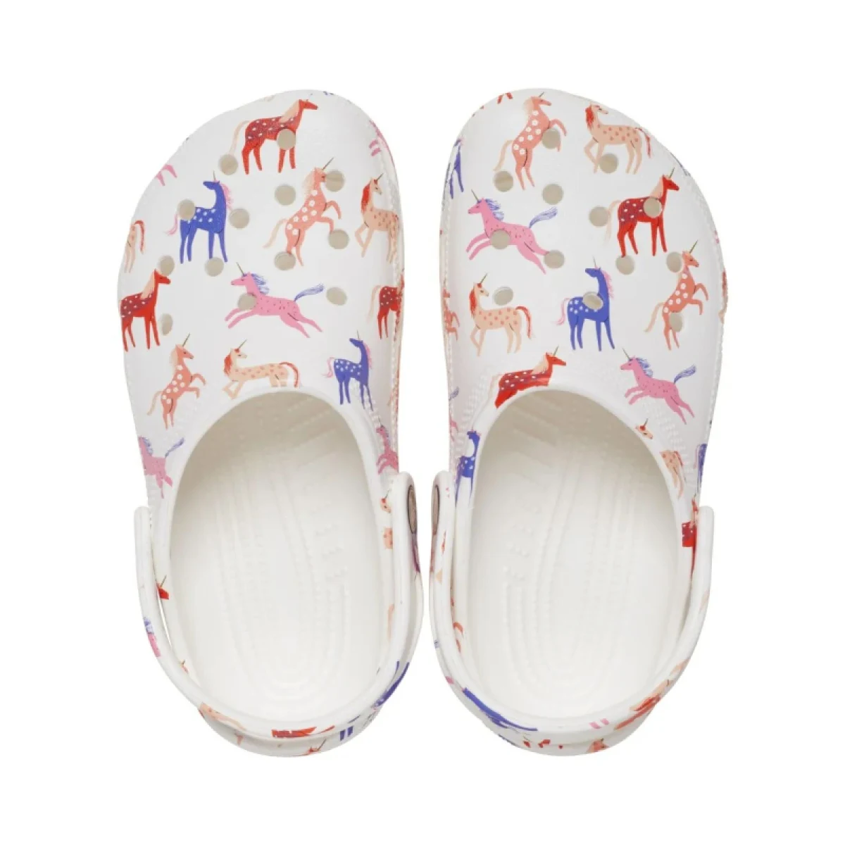 Dievčenské kroksy (rekreačná obuv) CROCS Classic Character Print Clog T unicorn · záber 3