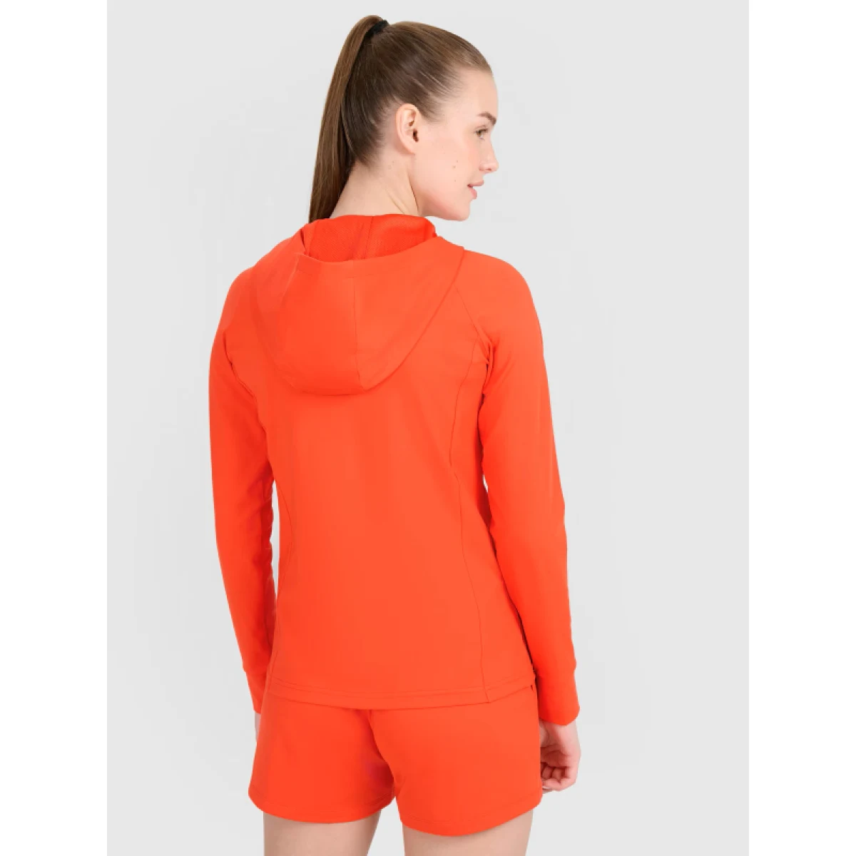 Dámska tréningová mikina so zipsom 4F SWEATSHIRT FNK F467-62S-RED · záber 4