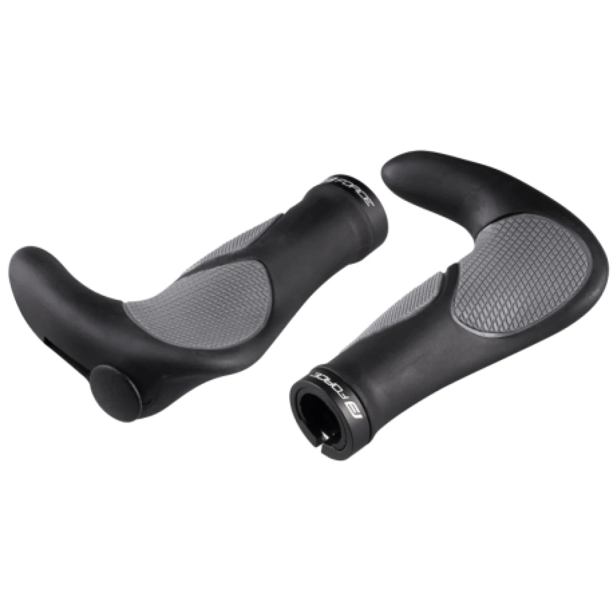 Rohy (bulhorny) na bicykel FORCE F GEL bullhorn 102mm, black-grey · záber 1