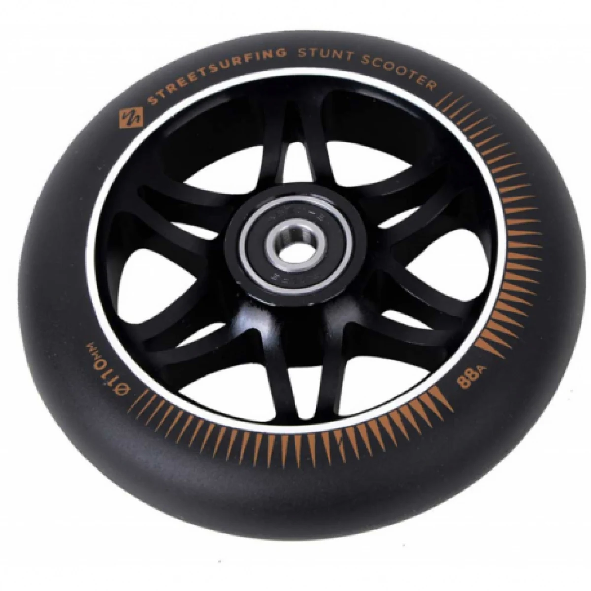 Náhradné koliesko na kolobežku STREET SURFING Wheel, scooter, freestyle 110x24mm, Alu, red · záber 1
