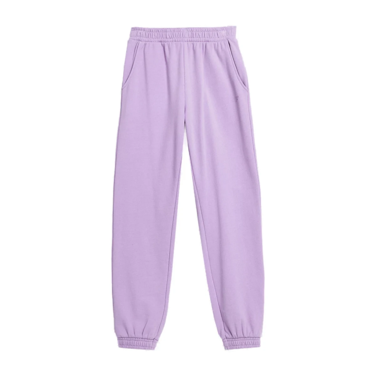 Dievčenské tepláky 4F JUNIOR TROUSERS-JAW23TTROF426-52S-LIGHT VIOLET · záber 4