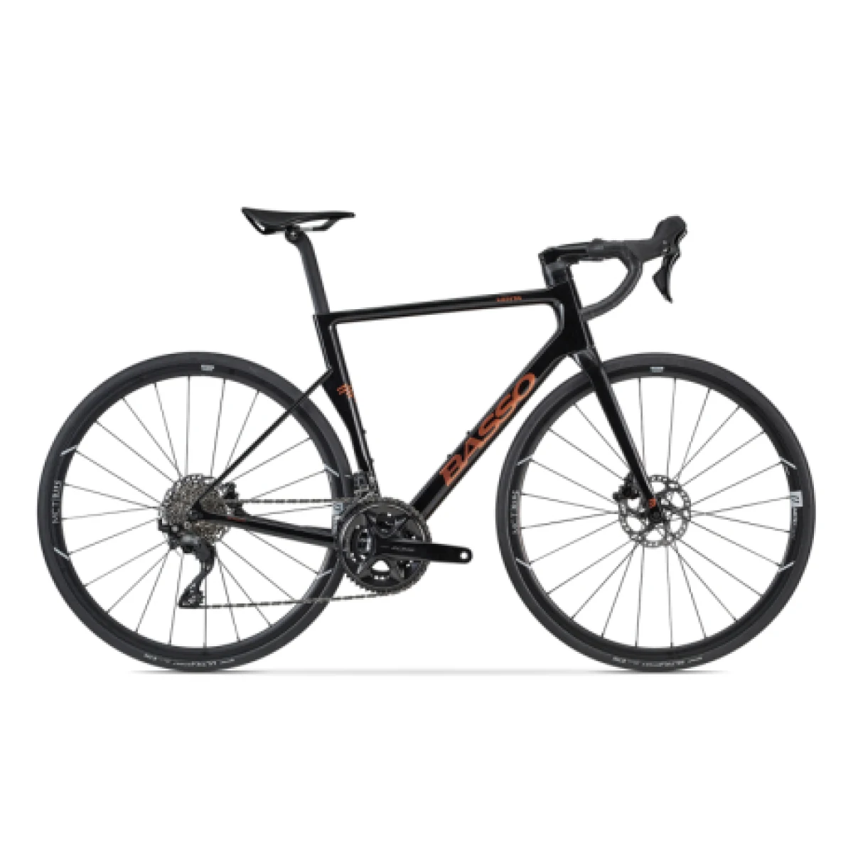 Cestný bicykel BASSO Venta R, Shimano 105 12 speed, Microtech MCT, magma black · záber 1