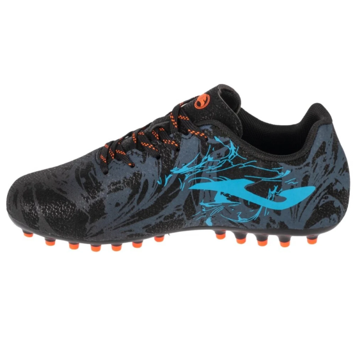 Chlapčenské futbalové kopačky outdoorové JOMA Super Copa Jr FG black turquoise · záber 2
