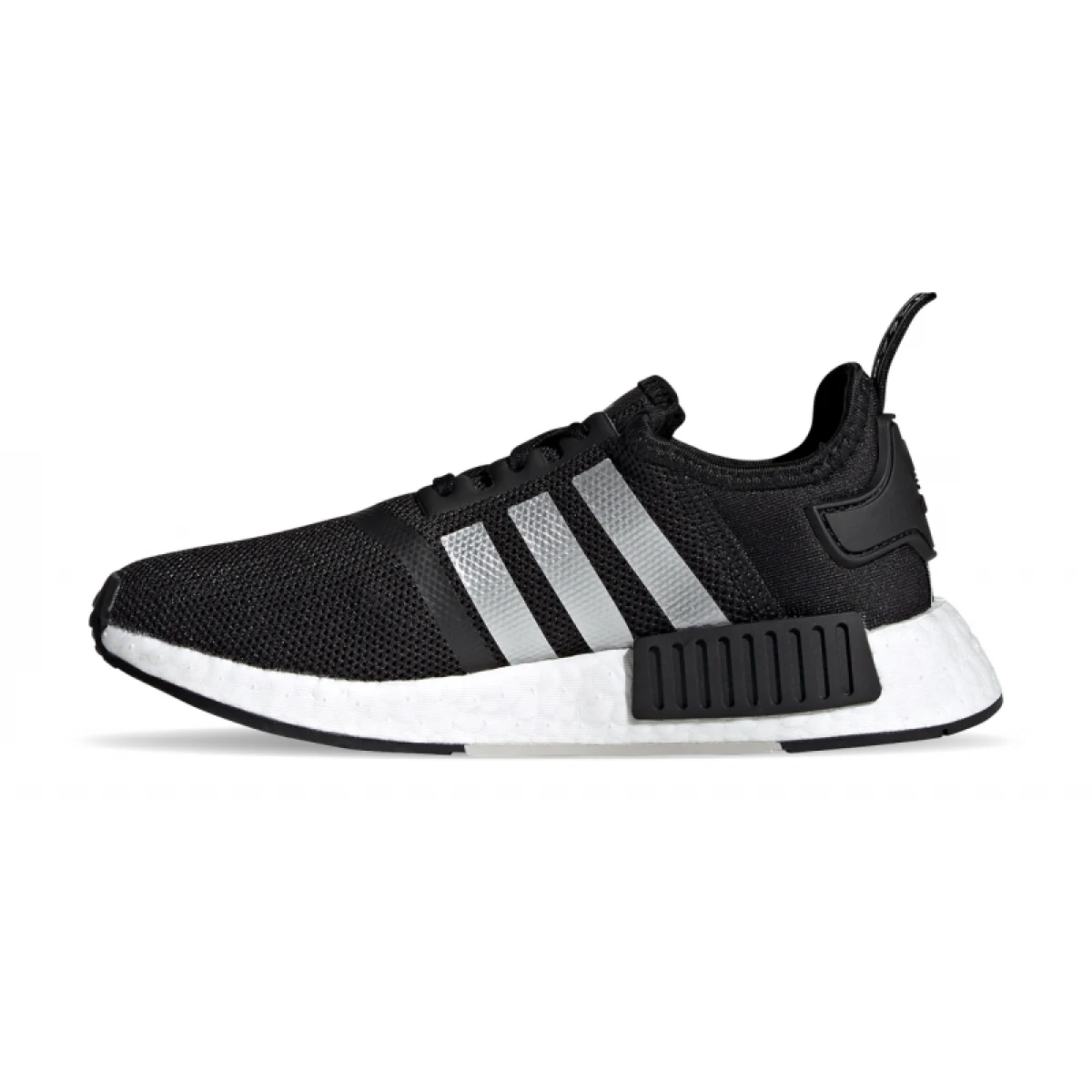 Juniorská rekreačná obuv ADIDAS ORIGINALS NMD_R1 core JR black silver metallic solar red · záber 2
