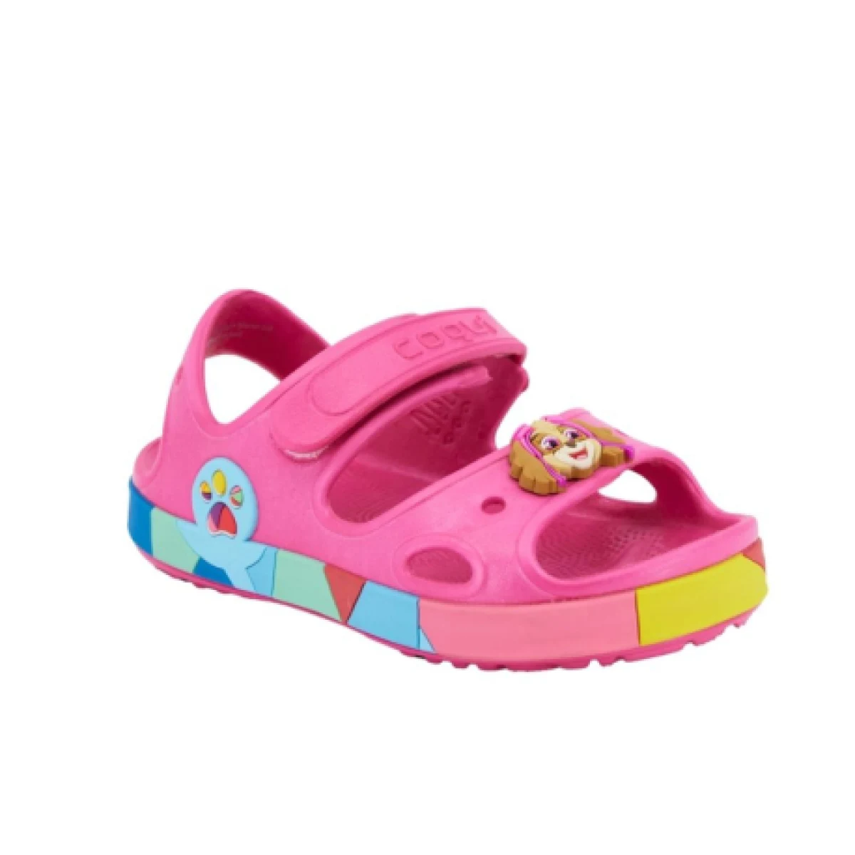 Dievčenské sandále COQUI Yogi Paw Patrol + Amulet K light fuchsia · záber 1