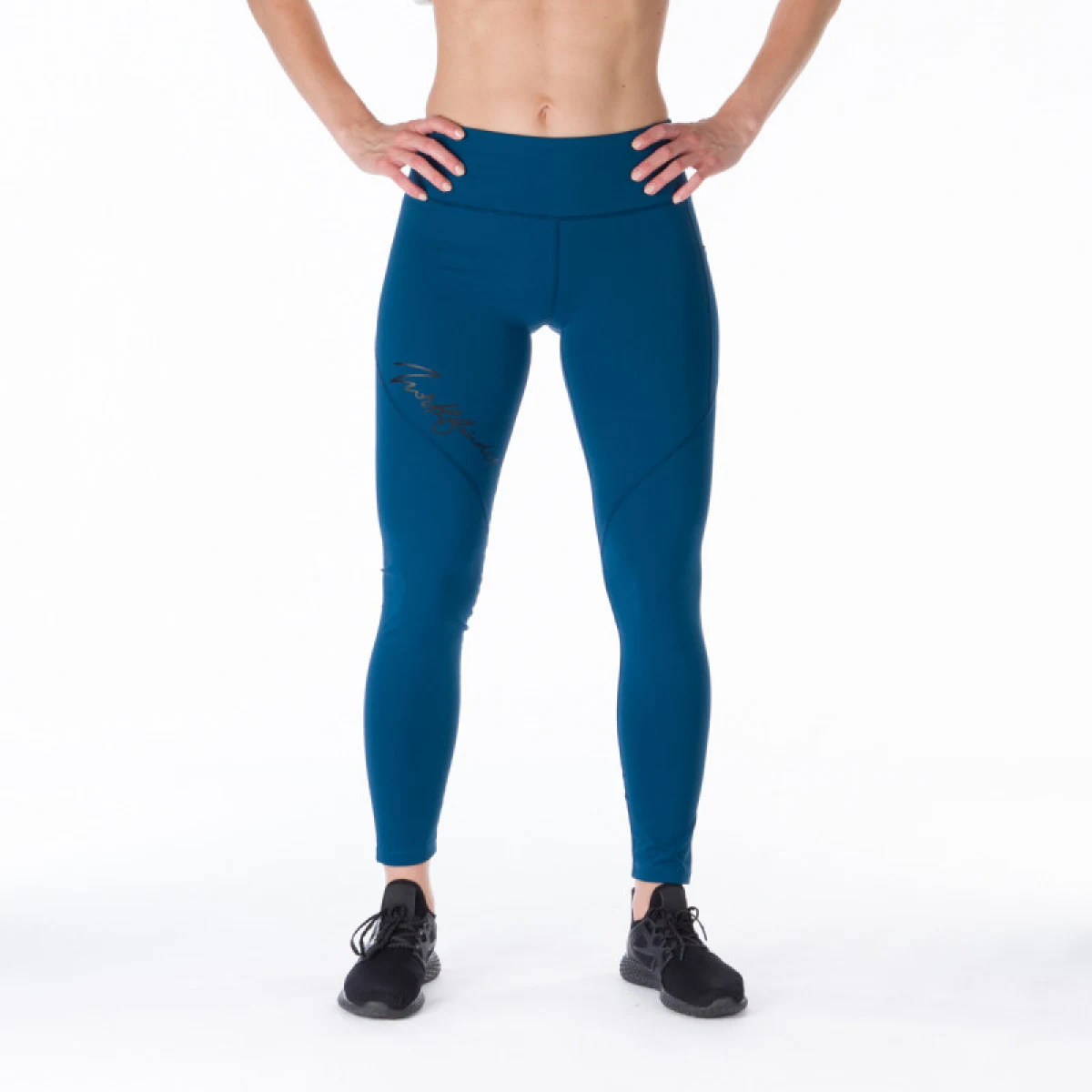 Dámske turistické legíny NORTHFINDER LIZZIE-526-inkblue · záber 2