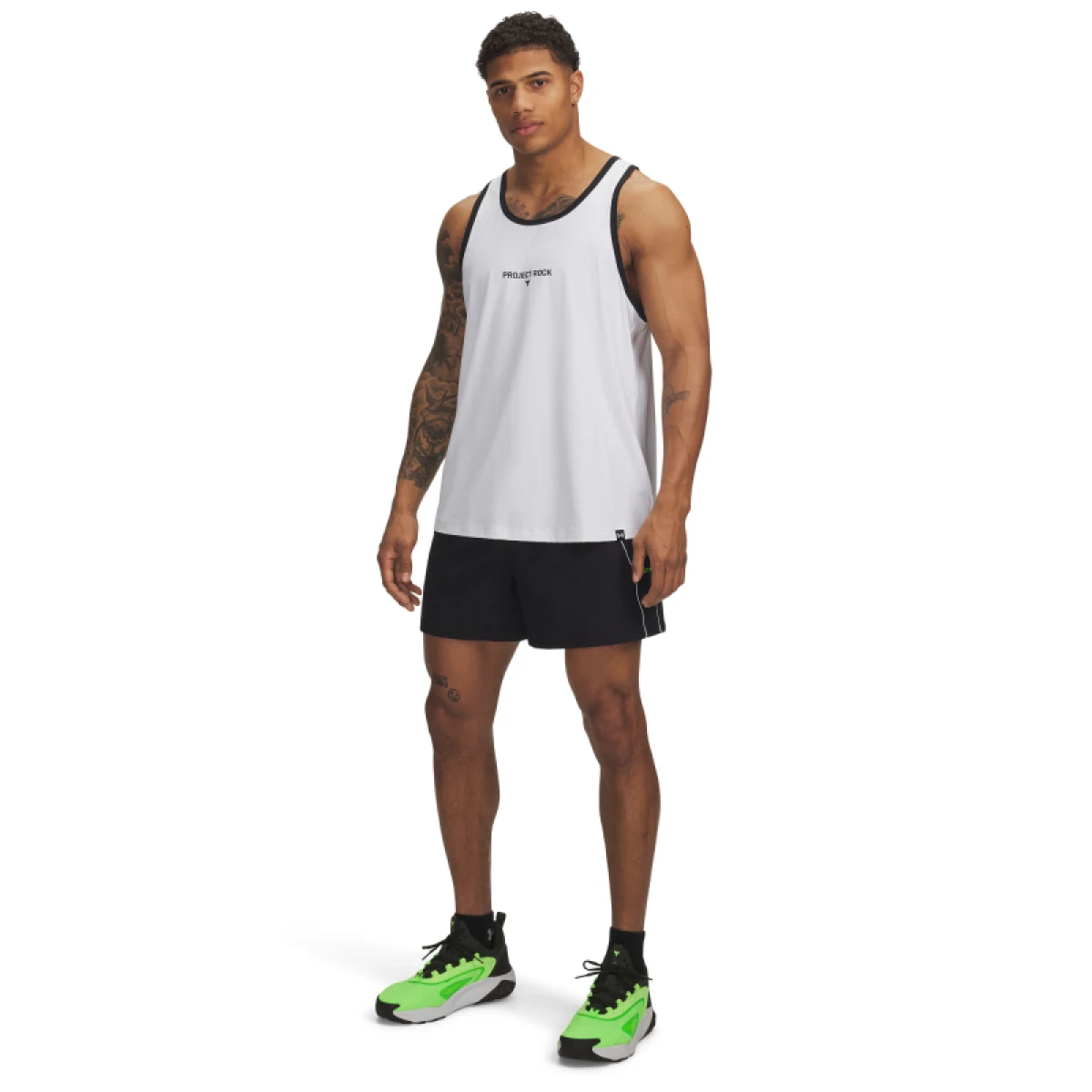 Pánske teplákové kraťasy UNDER ARMOUR PROJECT ROCK Short-BLK · záber 4