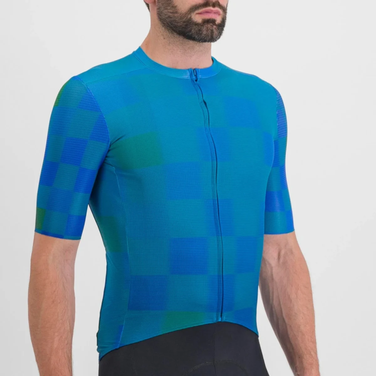 Pánsky cyklistický dres s krátkym rukávom SPORTFUL Rocket jersey, berry blue blue radiance · záber 4