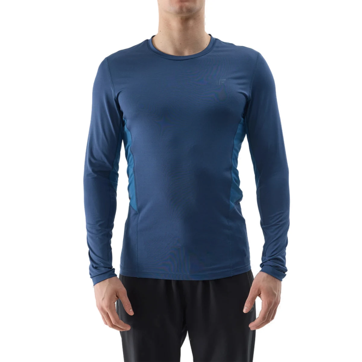 Pánske tréningové tričko s dlhým rukávom 4F LONGSLEEVE FNK-WSS24TFLOM183-32S-DENIM · záber 2