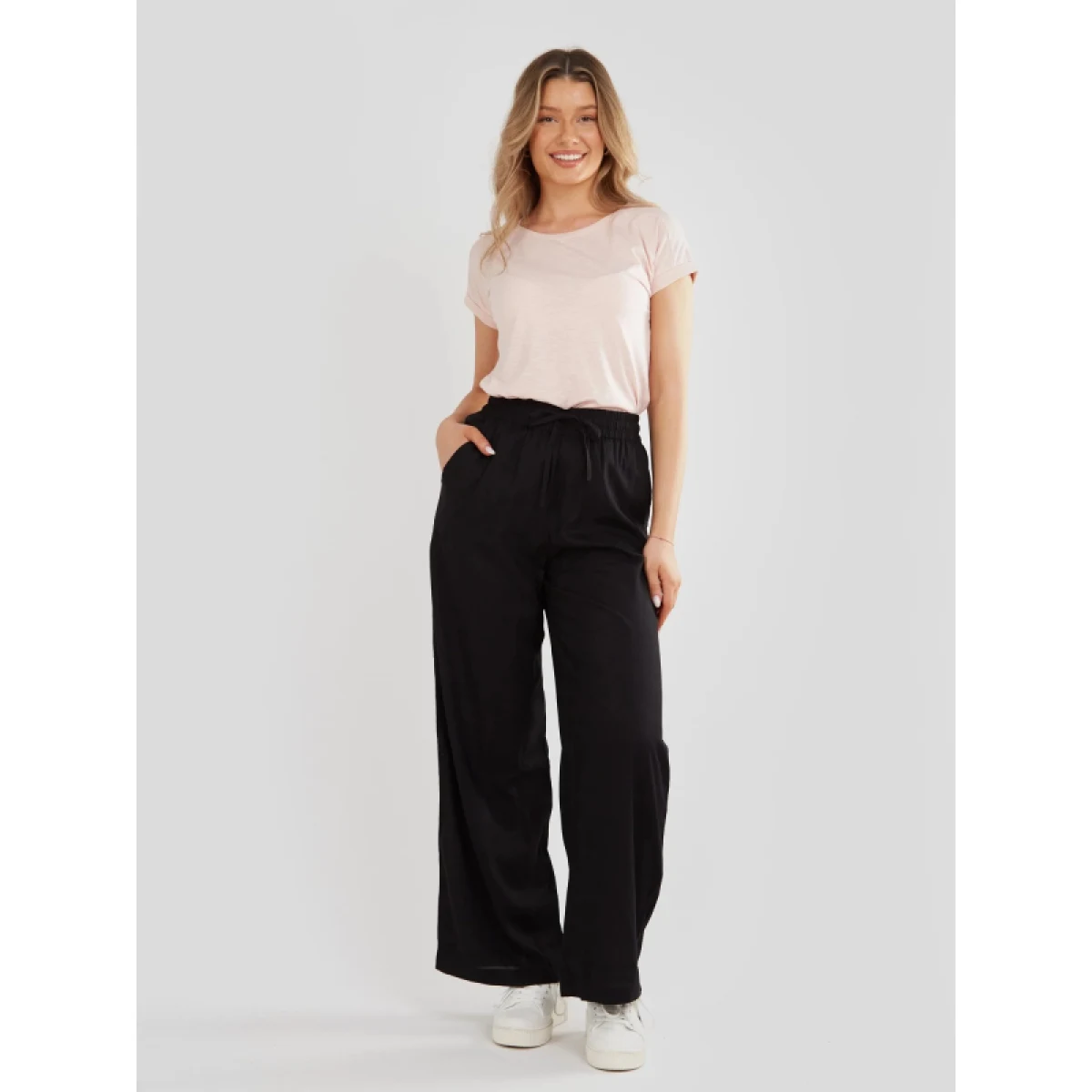 Dámske nohavice FUNDANGO Poppy Pants-890-black · záber 4