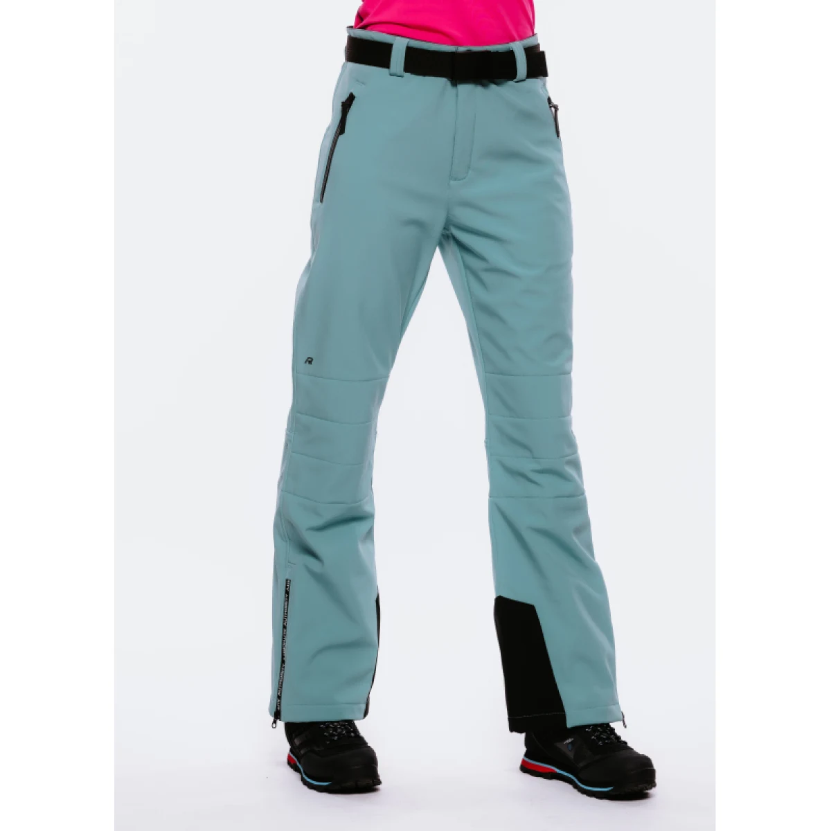 Dámske lyžiarske softshellové nohavice AUTHORITY SP-GLAM pants W green · záber 3