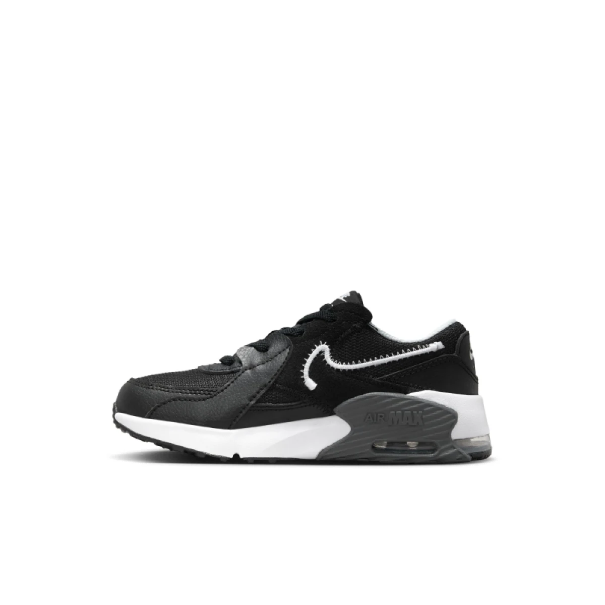 Chlapčenská vychádzková obuv NIKE Air Max Excee K black white dark grey · záber 2