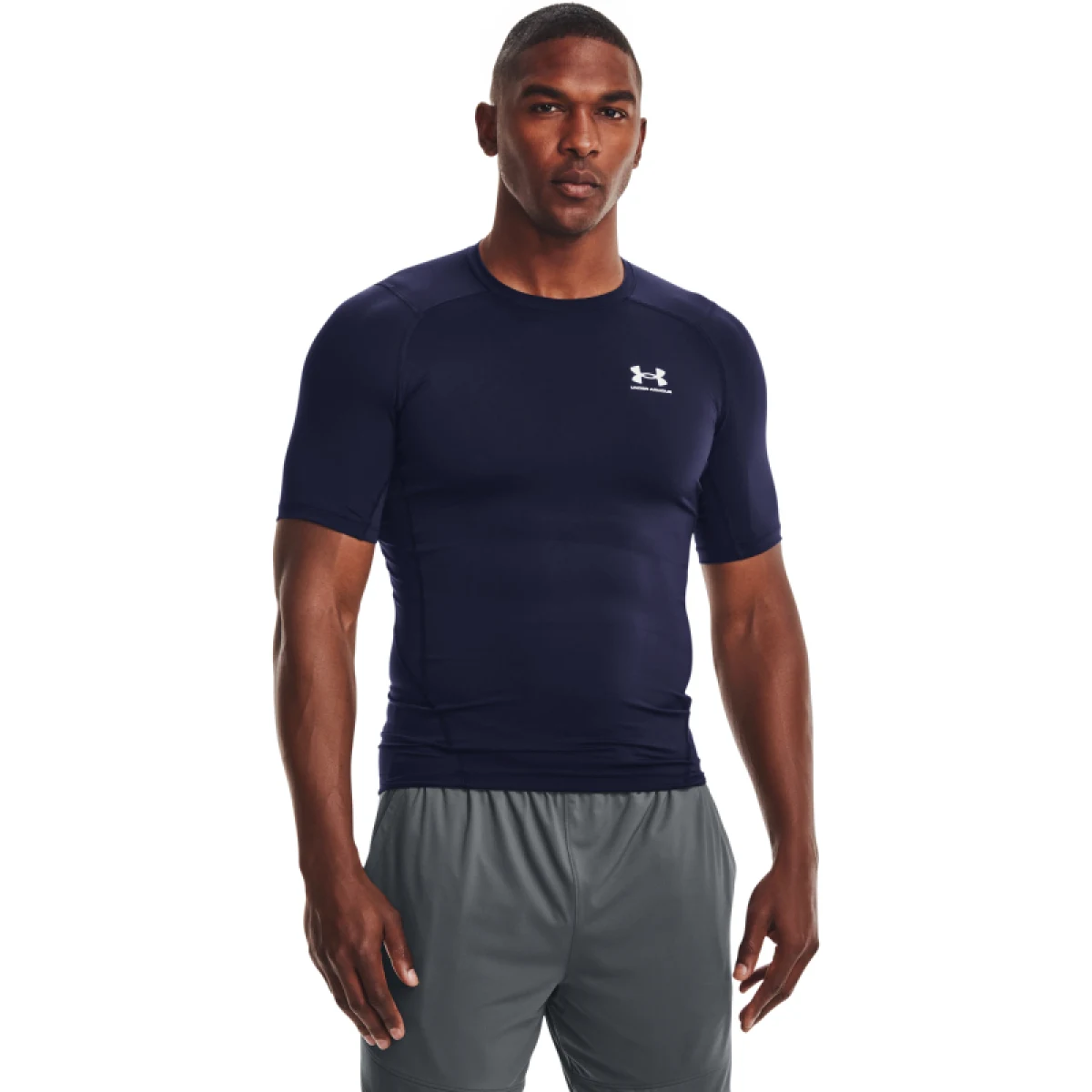 Pánske kompresné tričko s krátkym rukávom UNDER ARMOUR UA HG Armour Comp SS-NVY · záber 5