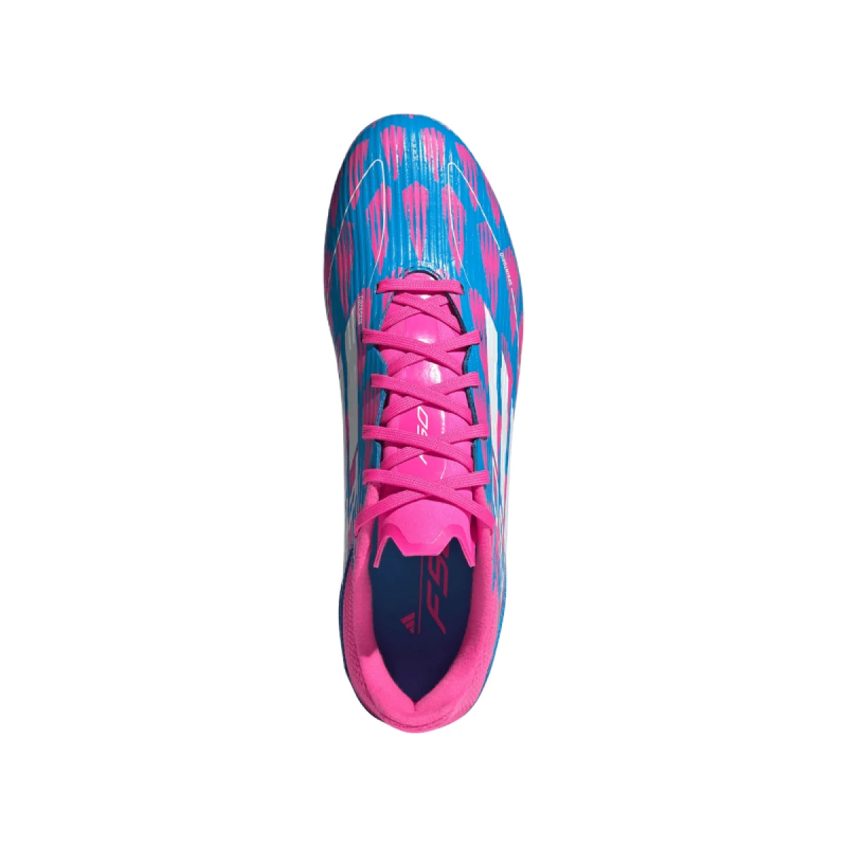 Pánske futbalové kopačky outdoorové ADIDAS F50 League M FG solar blue cloud white solar pink · záber 4