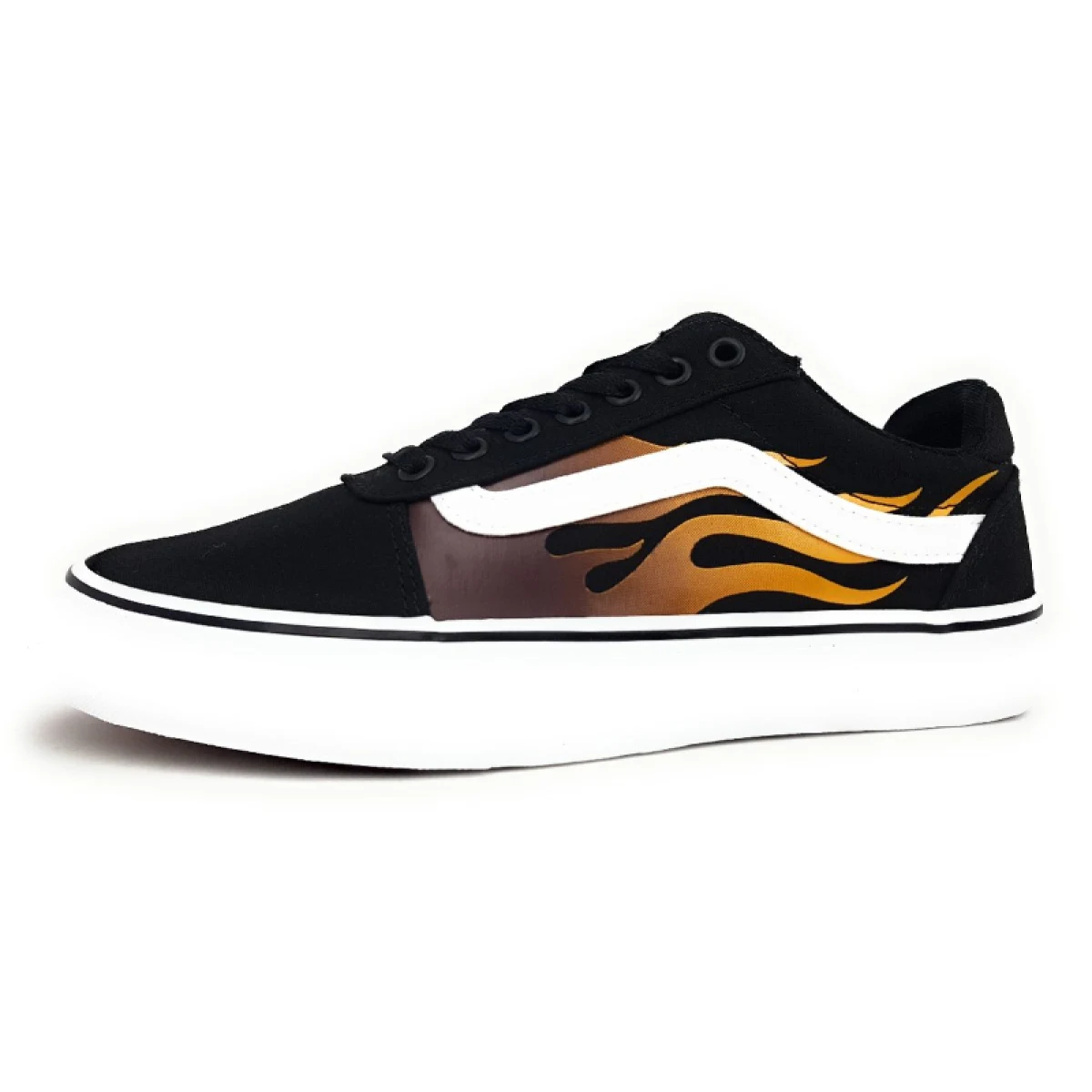 Pánska rekreačná obuv VANS MN Ward Deluxe faded flame black white · záber 3