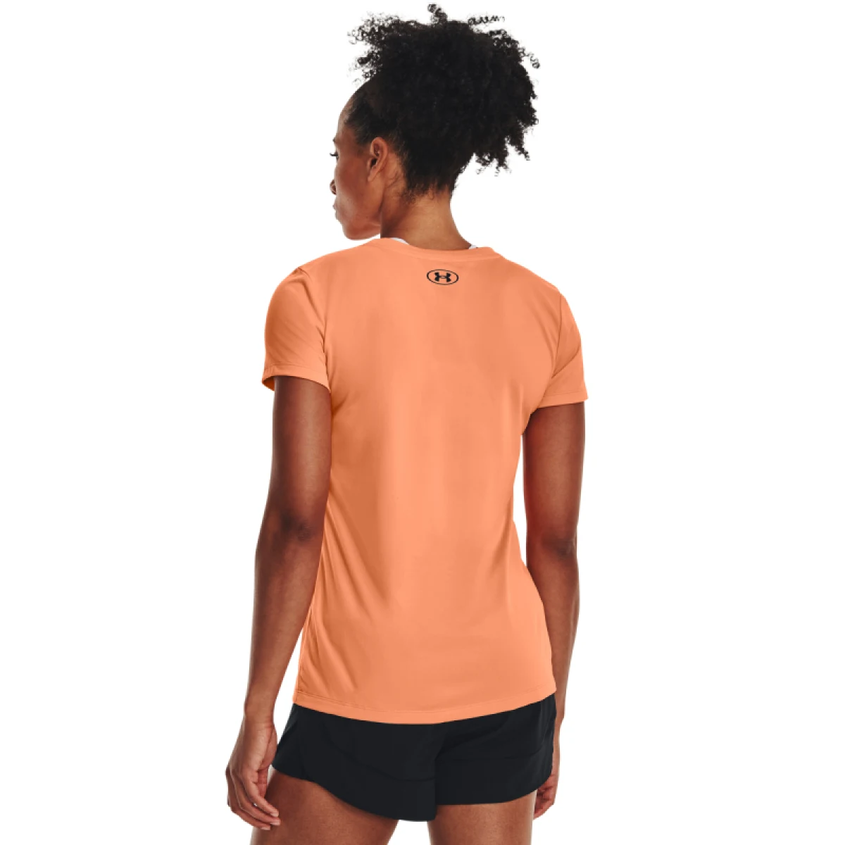 Dámske tréningové tričko s krátkym rukávom UNDER ARMOUR UA Tech Solid Script SSC-ORG · záber 2