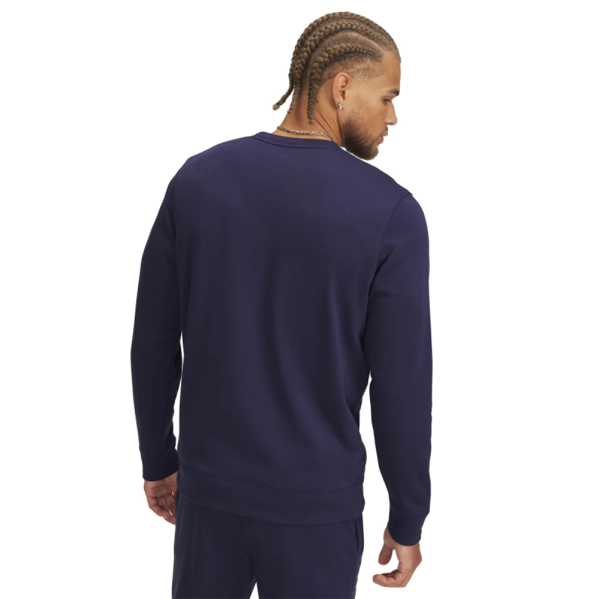 Pánska mikina UNDER ARMOUR UA Rival Terry Logo Crew Q2-BLU · záber 2
