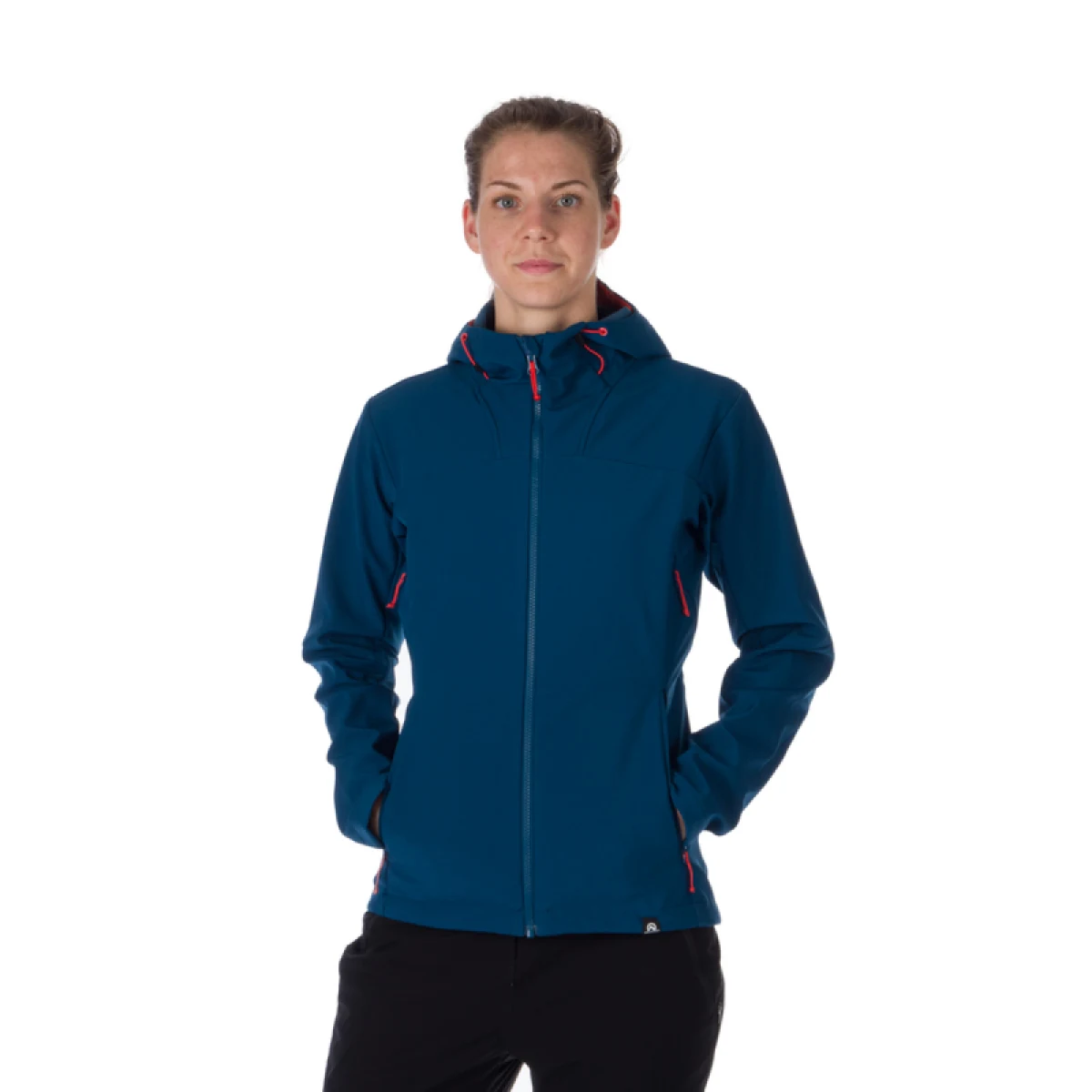 Dámska turistická softshellová bunda NORTHFINDER JANESSA-526-inkblue · záber 2
