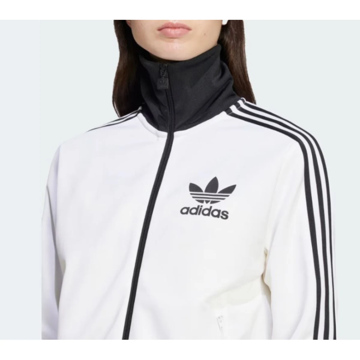 Dámska mikina so zipsom ADIDAS ORIGINALS CLASSIC TT-WHITE · záber 4