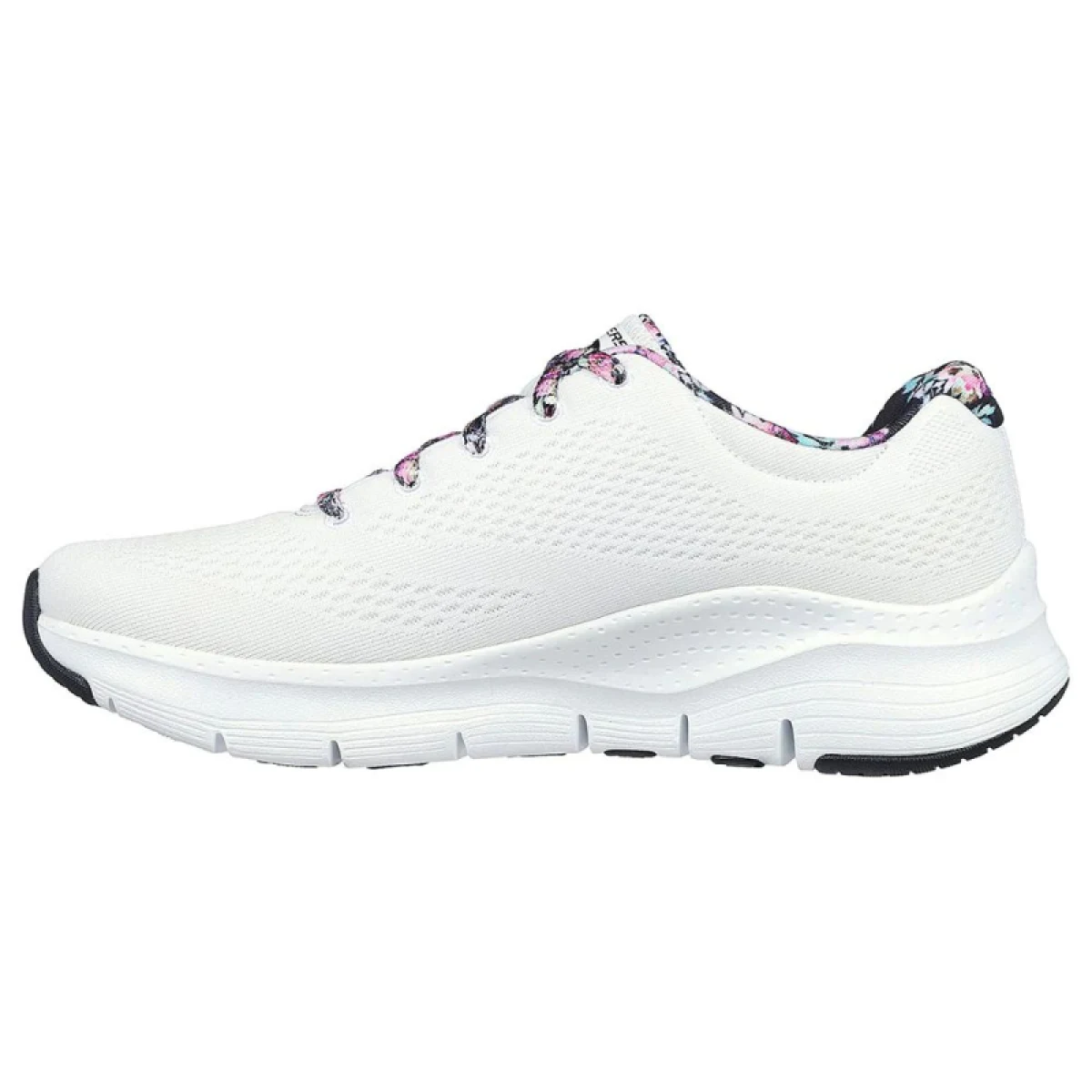 Dámska rekreačná obuv SKECHERS Arch Fit First Blossom white multi · záber 3