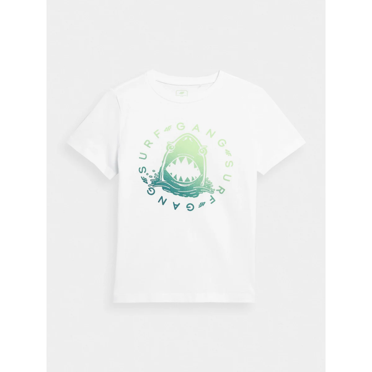 Chlapčenské tričko s krátkym rukávom 4F JUNIOR TSHIRT M283-10S-WHITE · záber 2