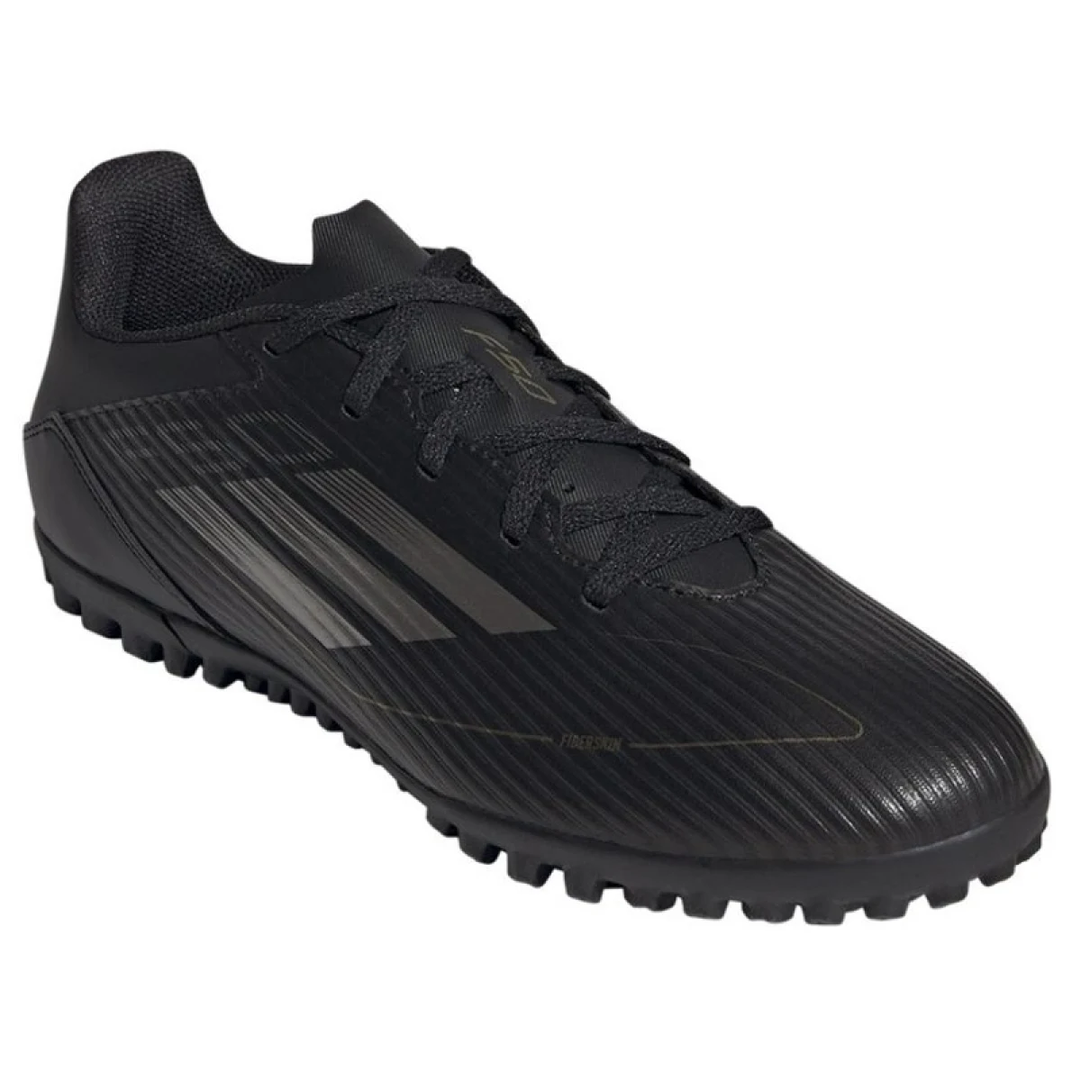 Pánske futbalové kopačky turfy ADIDAS F50 Club M TF core black iron metallic gold metallic · záber 2