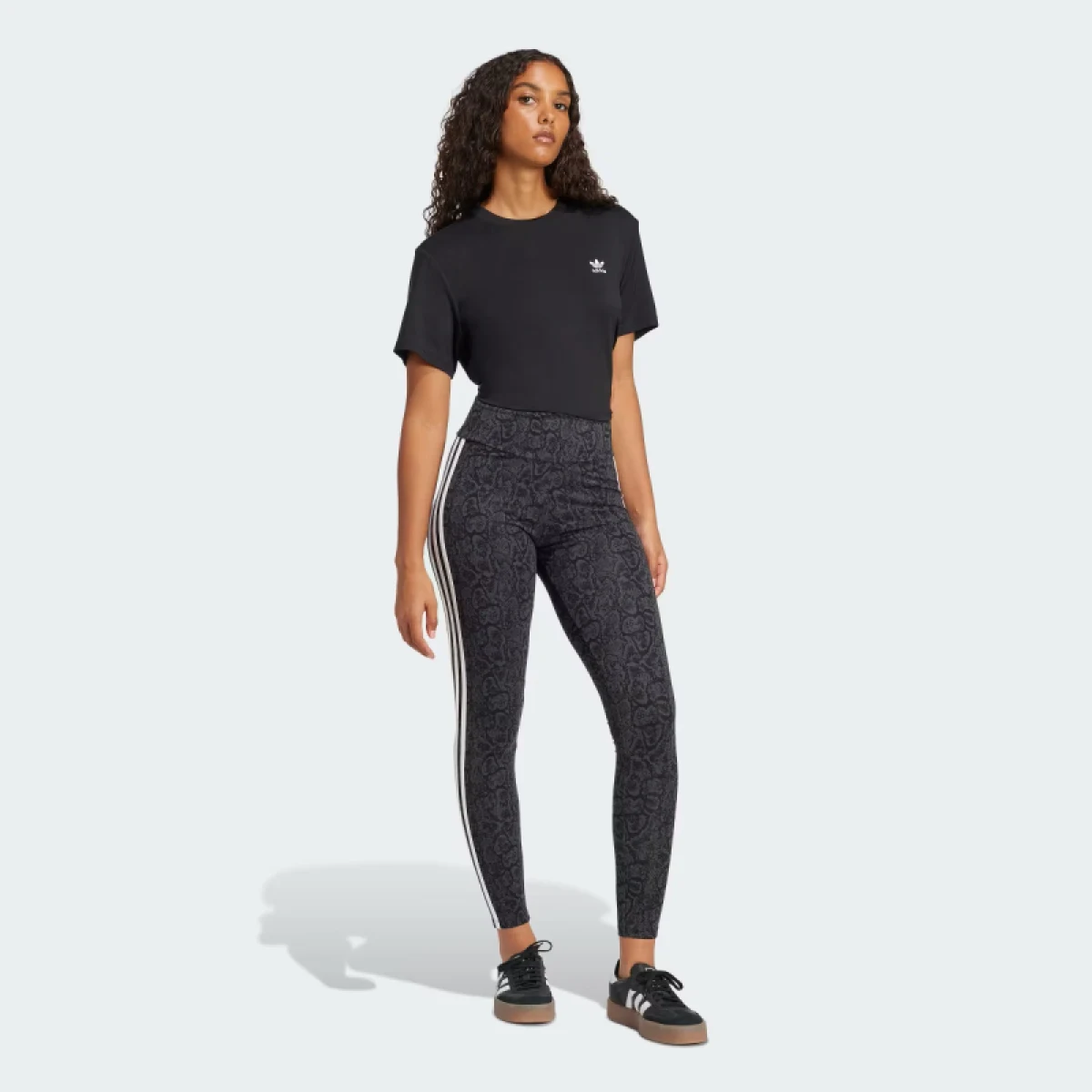 Dámske legíny ADIDAS ORIGINALS SNAKE AOP LGNGS-JC5751-Grey · záber 4
