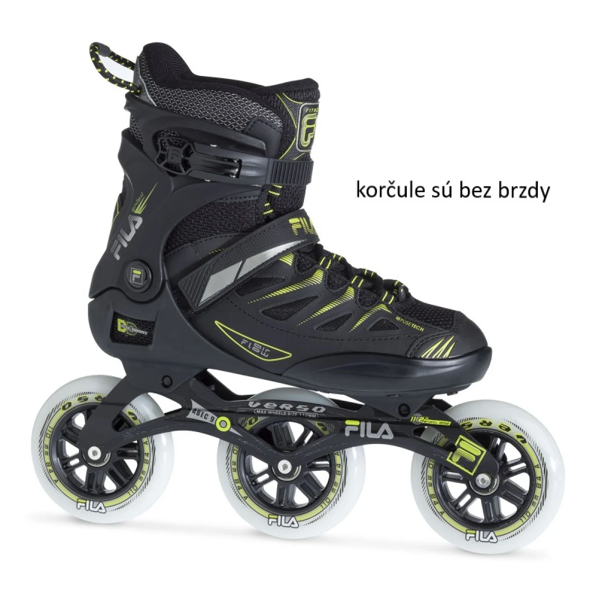 Kolieskové korčule FILA SKATES Ghibli Verso U black lime (bez brzdy) · záber 2