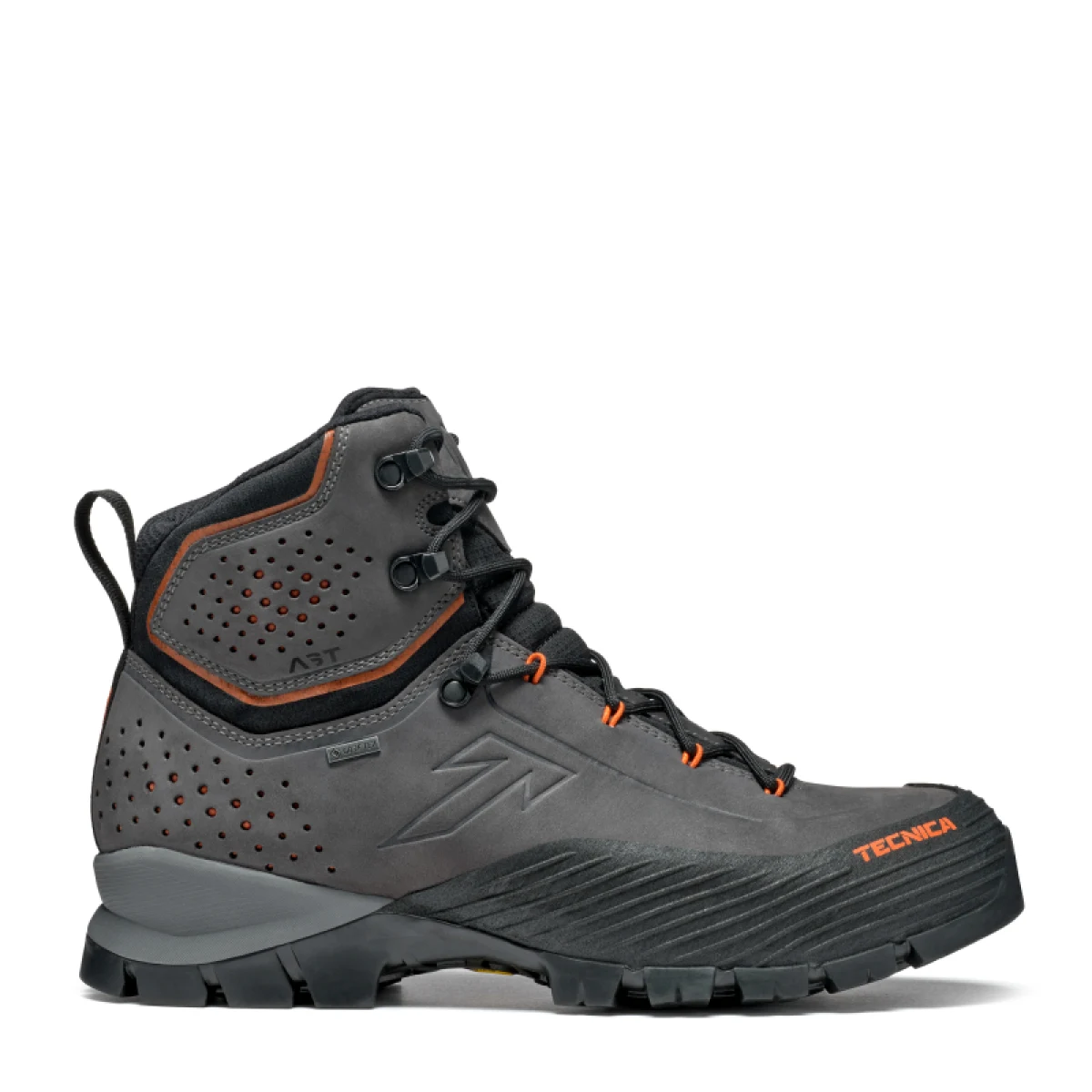 Pánska vysoká turistická celokožená obuv TECNICA Forge 2.0 GTX Ms, deep grey ultra orange · záber 2