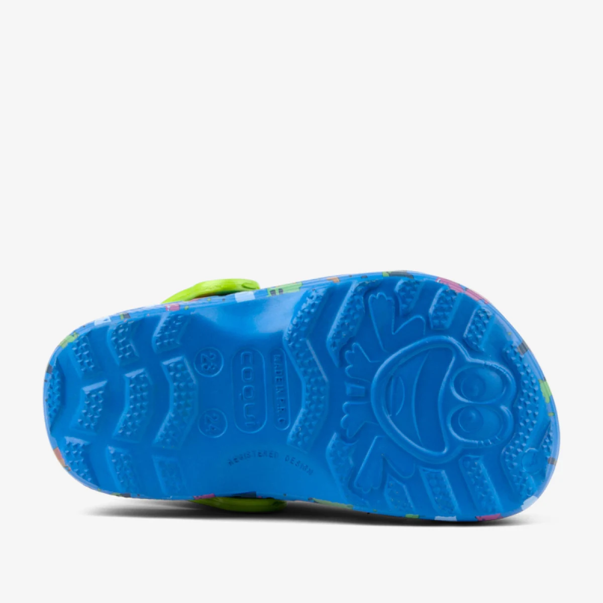 Chlapčenské kroksy (rekreačná obuv) COQUI Little Frog + Amulet K royal lime dino · záber 4