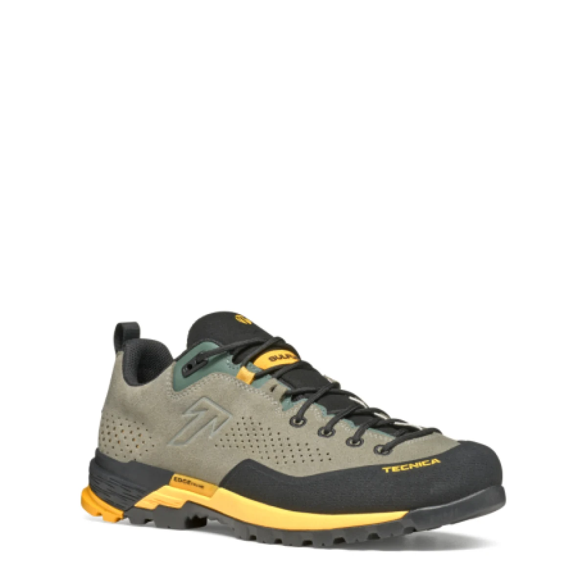 Pánska nízka turistická celokožená obuv TECNICA Sulfur GTX Ms, medium green yellow · záber 1